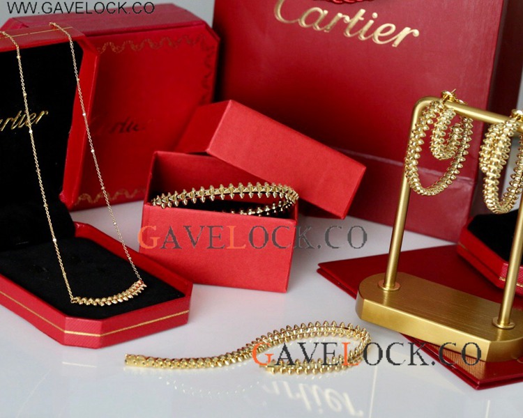 Wholesale Cartier Clash de Jewelry set - Yellow Gold 5 items